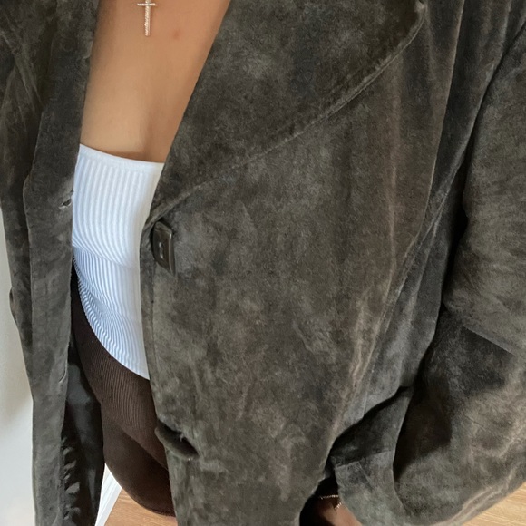 VINTAGE SIMON CHANG - 100% Leather/Suede - XL - OVERSIZED - Picture 12 of 16